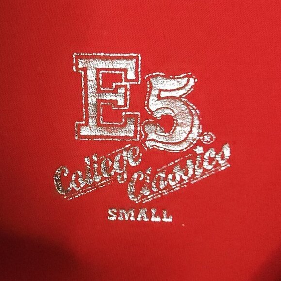 University Of Kansas E5 Red 65 Jayhawks Shirt Small - Picture 4 of 6